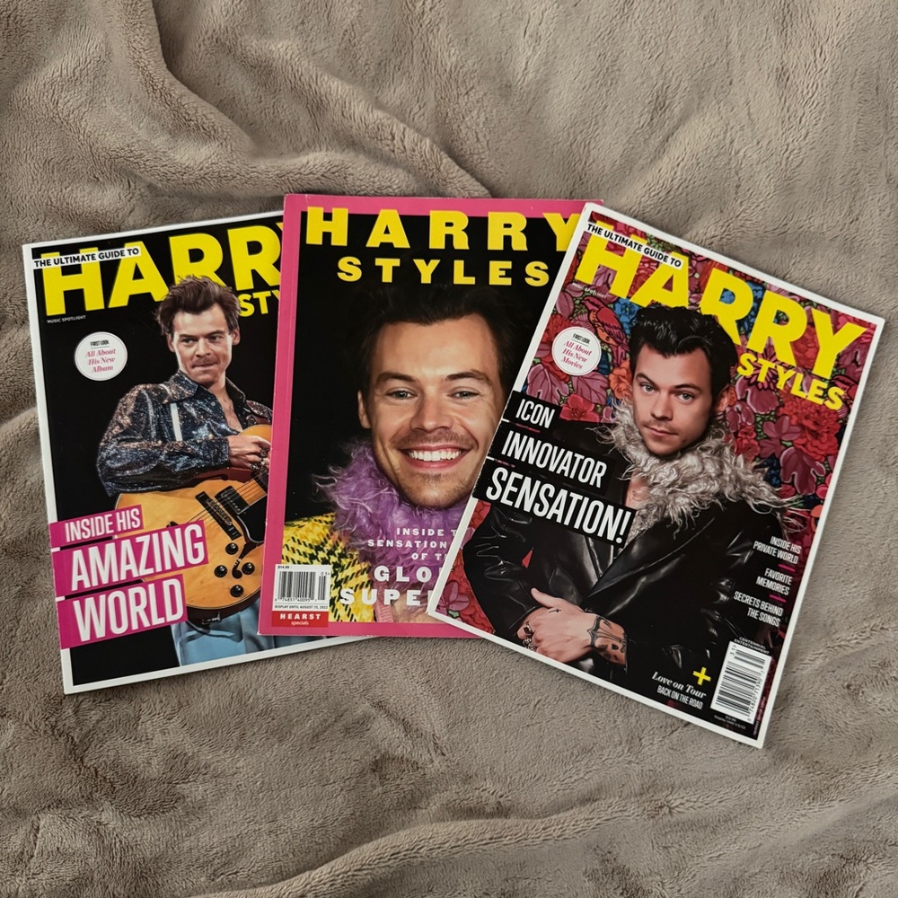 harry styles magazines